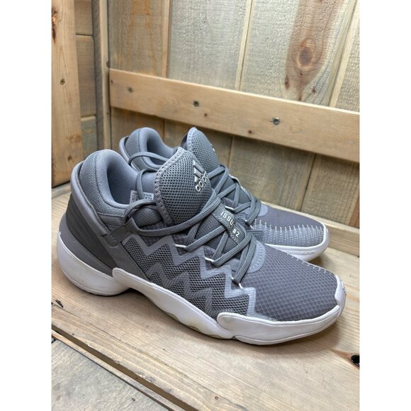 US10 Adidas Mens Don Issue 2 FW8515 Gray Basketball Shoes Sneakers main image 8